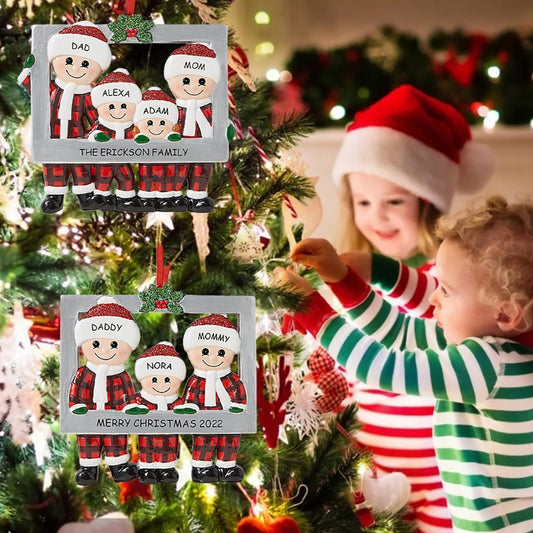 DIY Christmas Family Pendant Decorations for Home