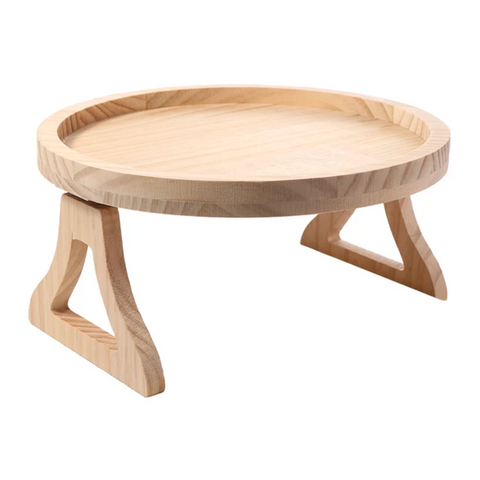 Sofa Armrest Clip-On Tray Table