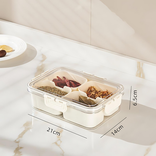 8-Grid Divided Serving Tray Storage Box
