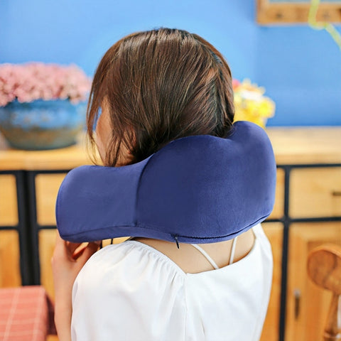 Soft Travel Pillow U Shaped Travel Memory Foam Neck Cushion