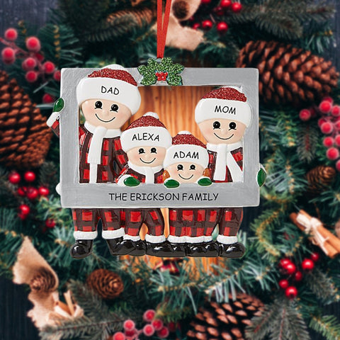 DIY Christmas Family Pendant Decorations for Home
