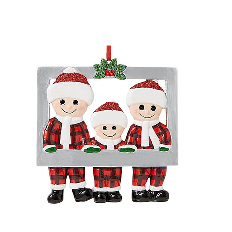 DIY Christmas Family Pendant Decorations for Home